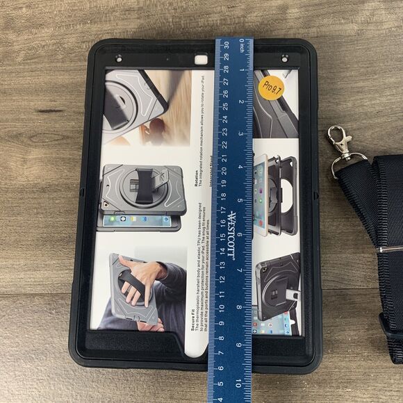 for Apple iPad Pro 9.7" 2016, Full-Body Screen Case Tablet Stand Cover w/ Strap - Picture 7 of 12